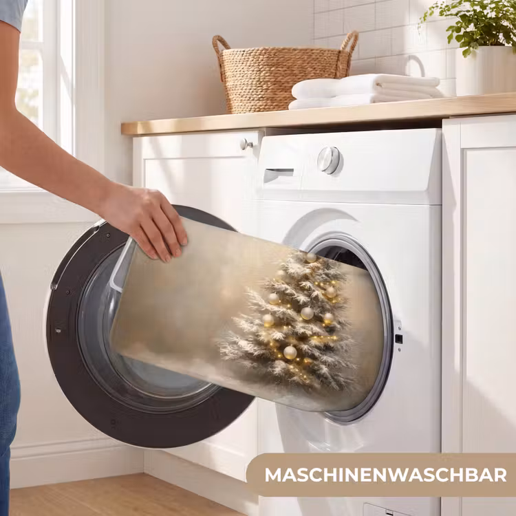 Badematte - Weihnachten - Weihnachtsbaum - Schnee - Kunst — 7