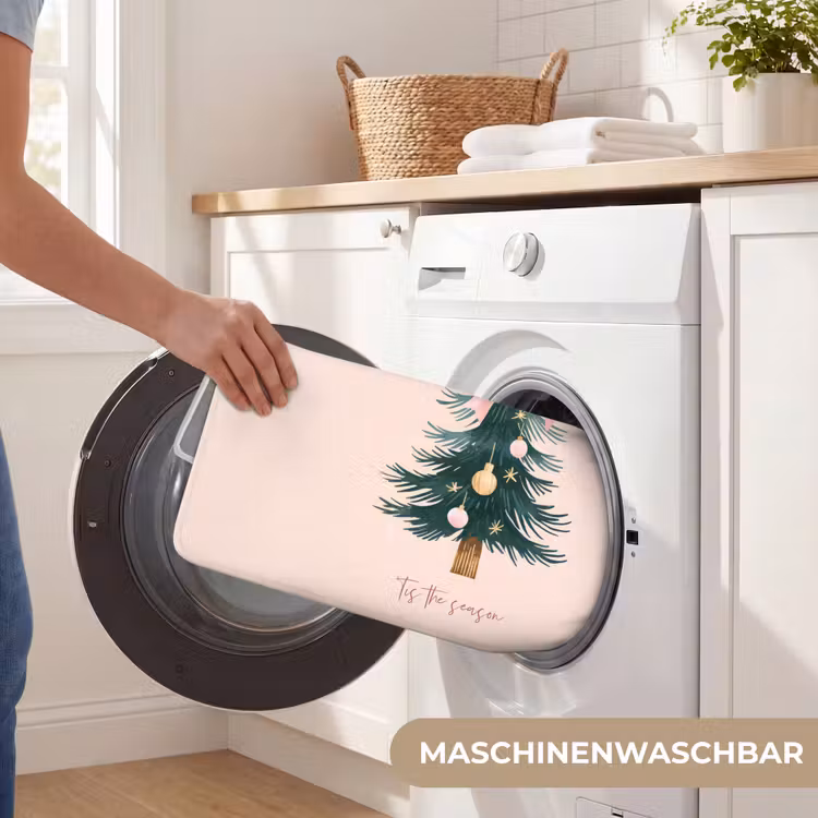Badematte - Weihnachtszeit - Weihnachtsbaum - Rosa — 7