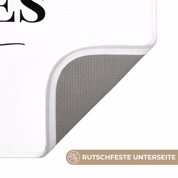 Badematte - Zitat Weihnachten - Winter - Weihnachtskalorien - Weiß — 3