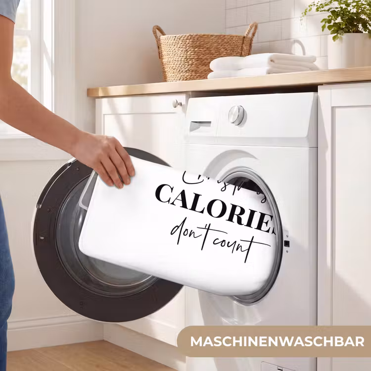Badematte - Zitat Weihnachten - Winter - Weihnachtskalorien - Weiß — 7