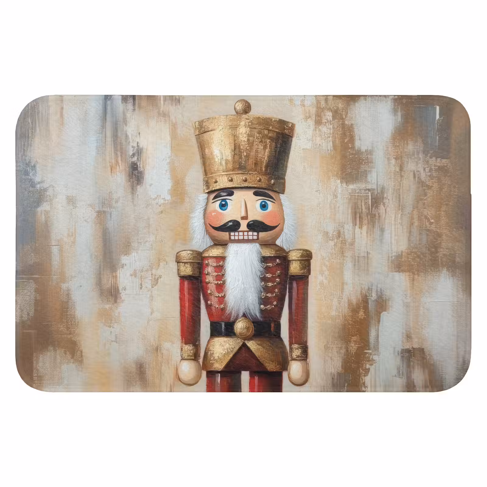 Badematte - Weihnachten - Puppe - Abstrakt — 1
