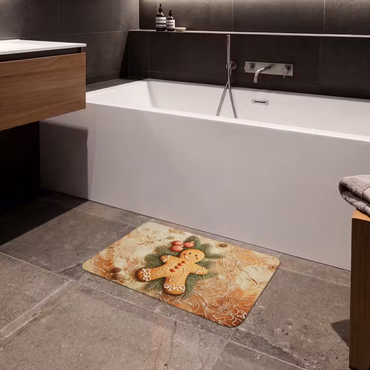 Badematte - Weihnachten - Plätzchen - Puppe - Spekulatius — 4