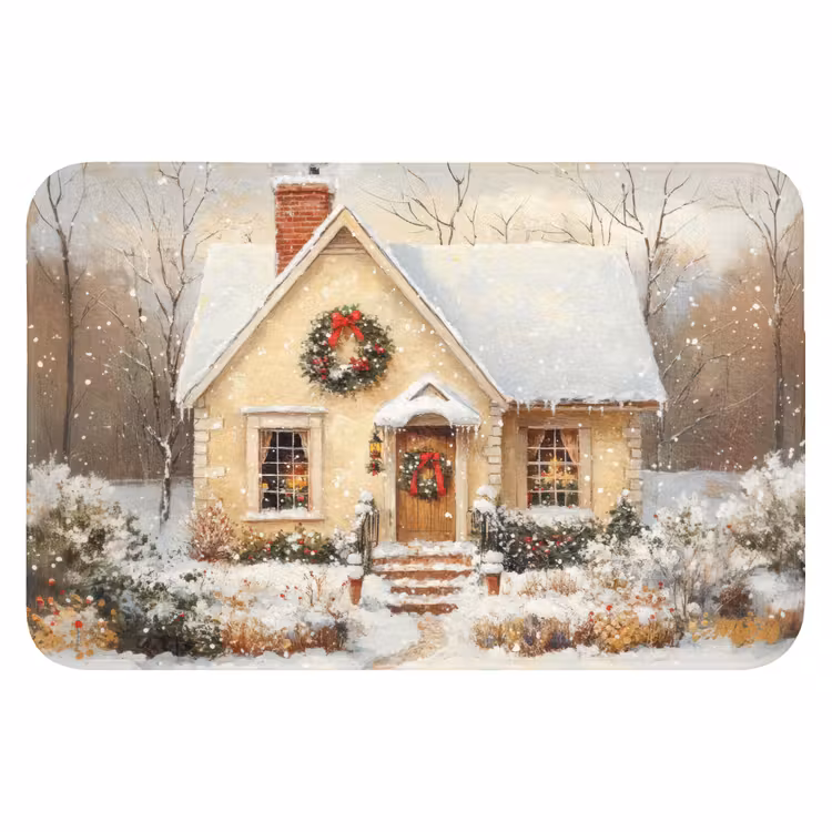 Badematte - Weihnachten - Zuhause - Winter - Schnee — 1