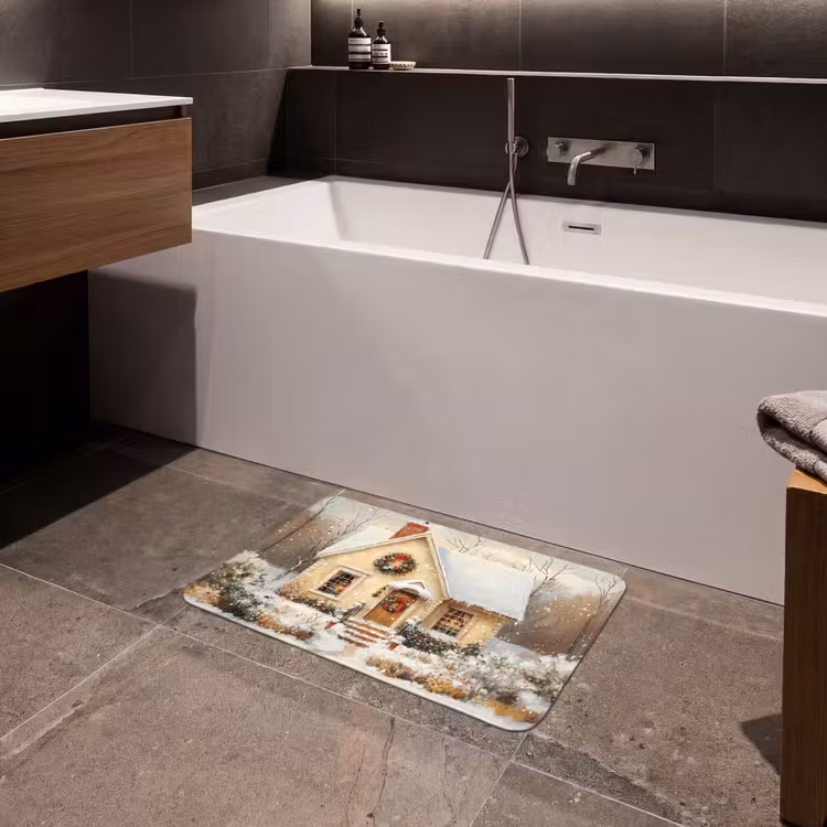 Badematte - Weihnachten - Zuhause - Winter - Schnee — 4