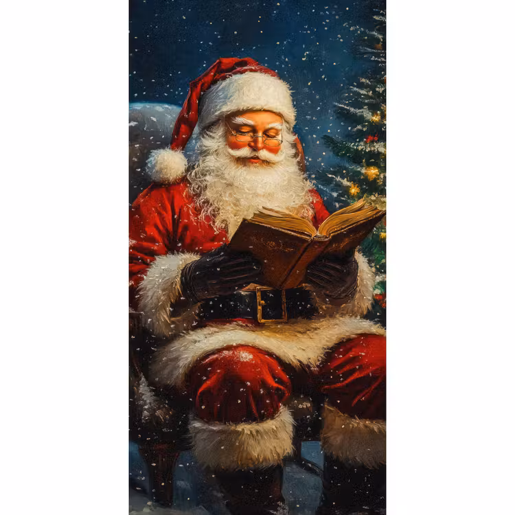 Tapete - Weihnachtsmann - Weihnachten - Winter - Weihnachtsbaum — 2