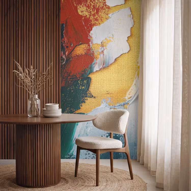Tapete - Modern - Weihnachten - Abstrakt - Gold — 4