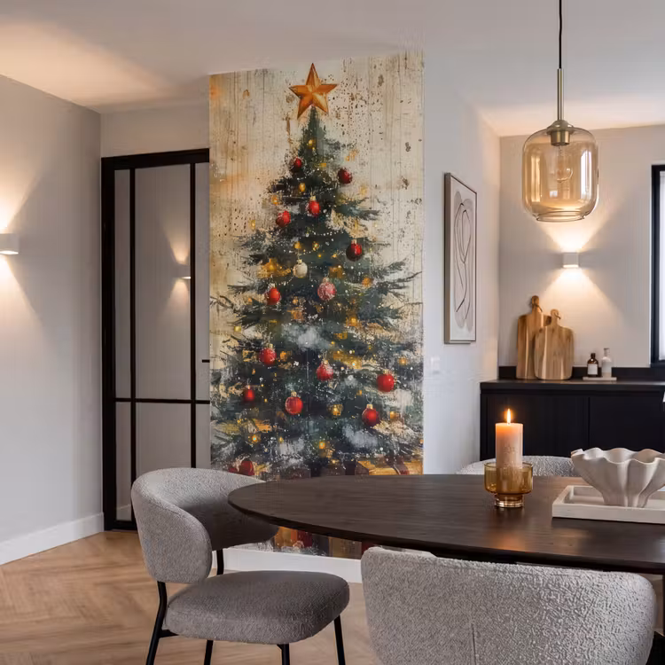Tapete - Weihnachtsbaum - Vintage - Weihnachten - Geschenk — 5