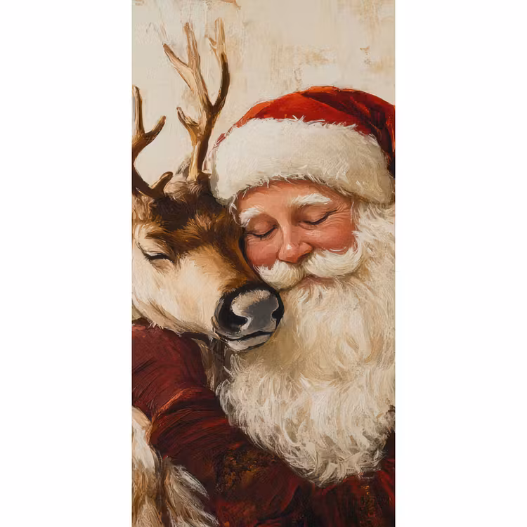 Tapete - Weihnachtsmann - Rentier - Weihnachten — 2