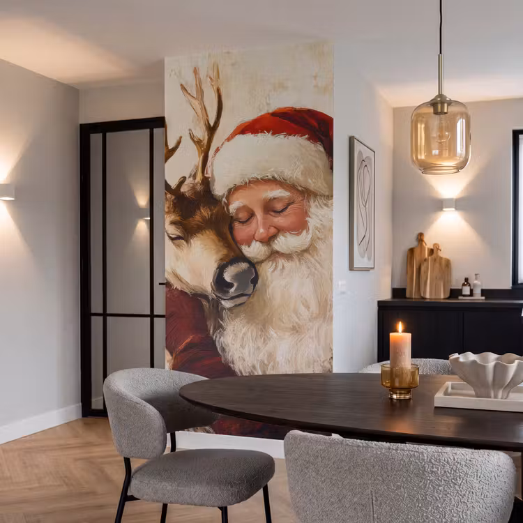 Tapete - Weihnachtsmann - Rentier - Weihnachten — 5
