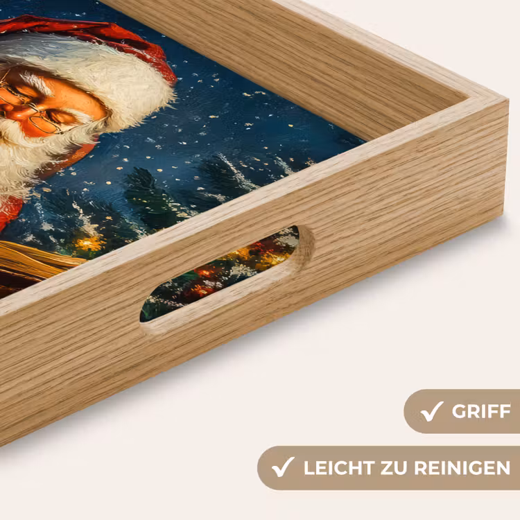Tablett - Weihnachtsmann - Weihnachten - Winter - Weihnachtsbaum — 5