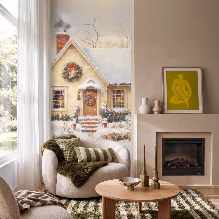 Tapete - Weihnachten - Zuhause - Winter - Schnee — 1