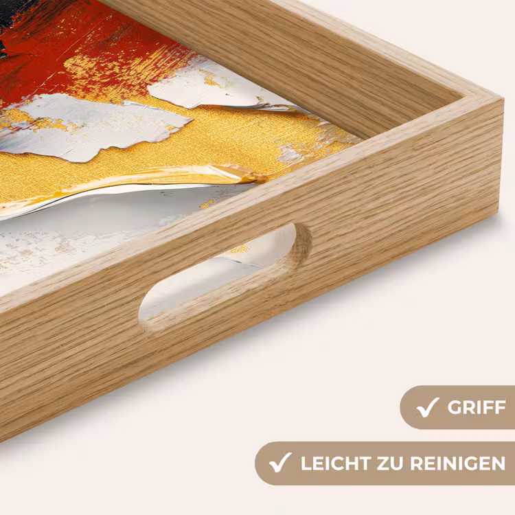 Tablett - Modern - Weihnachten - Abstrakt - Gold — 5