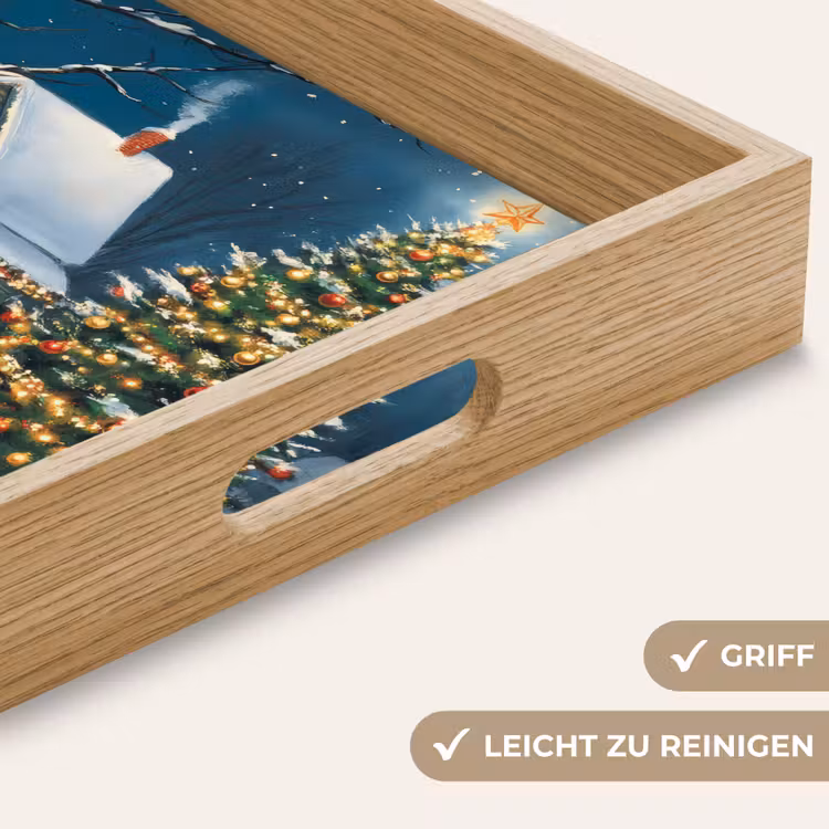 Tablett - Weihnachten - Weihnachtsbaum - Winter - Zuhause - Schnee — 5