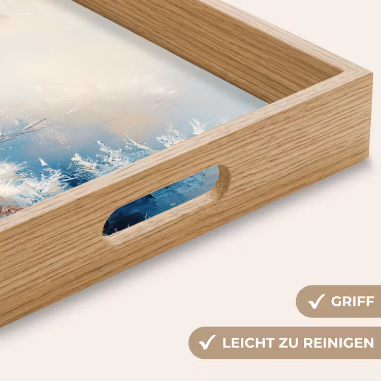 Tablett - Wald – Winter – Natur – Abstrakt – Schnee — 5