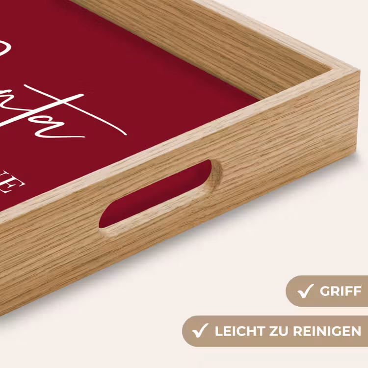 Tablett - Weihnachtsmann - Wein - Rot - Weihnachten - Weihnachtsmann — 5