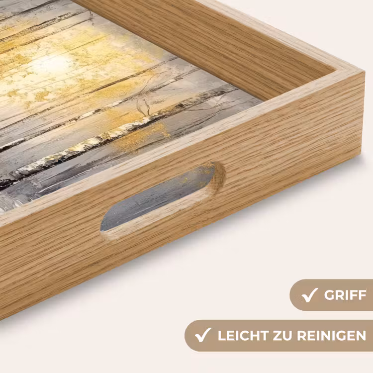 Tablett - Winter - Abstrakt - Schnee - Natur - Sonne — 5