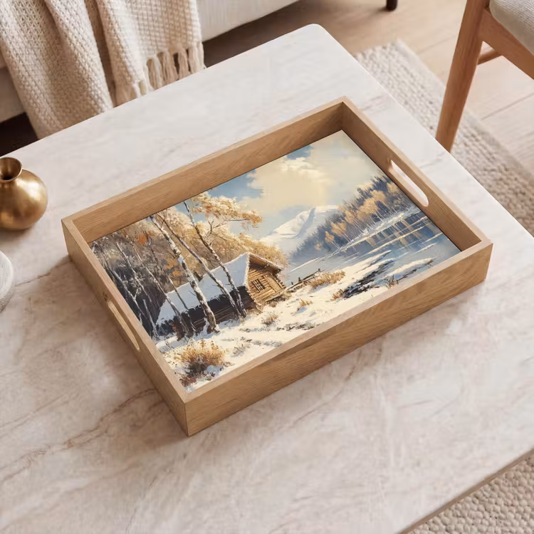 Tablett - Winter - Schnee - Zuhause - Natur — 2