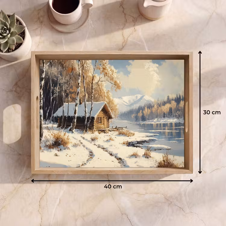 Tablett - Winter - Schnee - Zuhause - Natur — 9