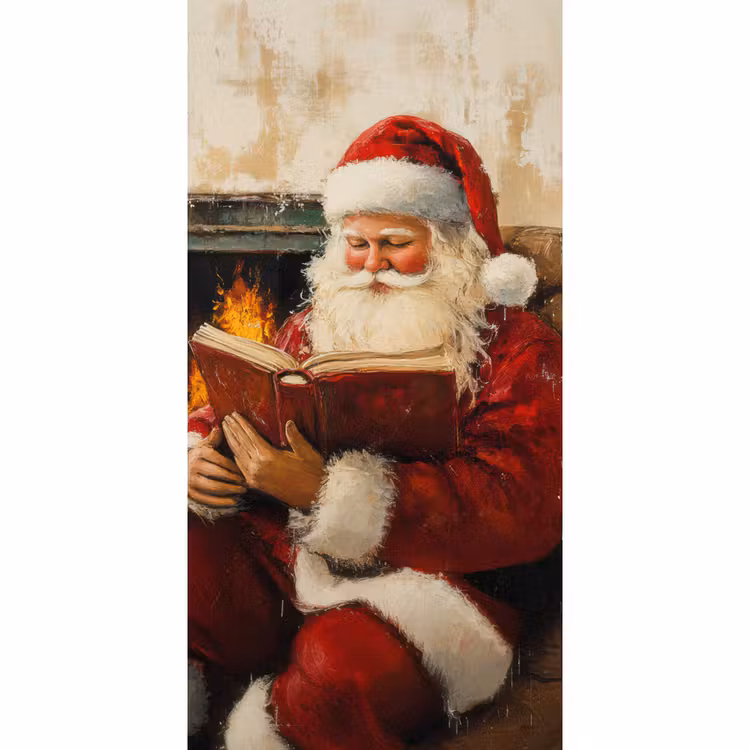 Tapete - Weihnachten - Weihnachtsmann - Winter - Open Fireside — 2