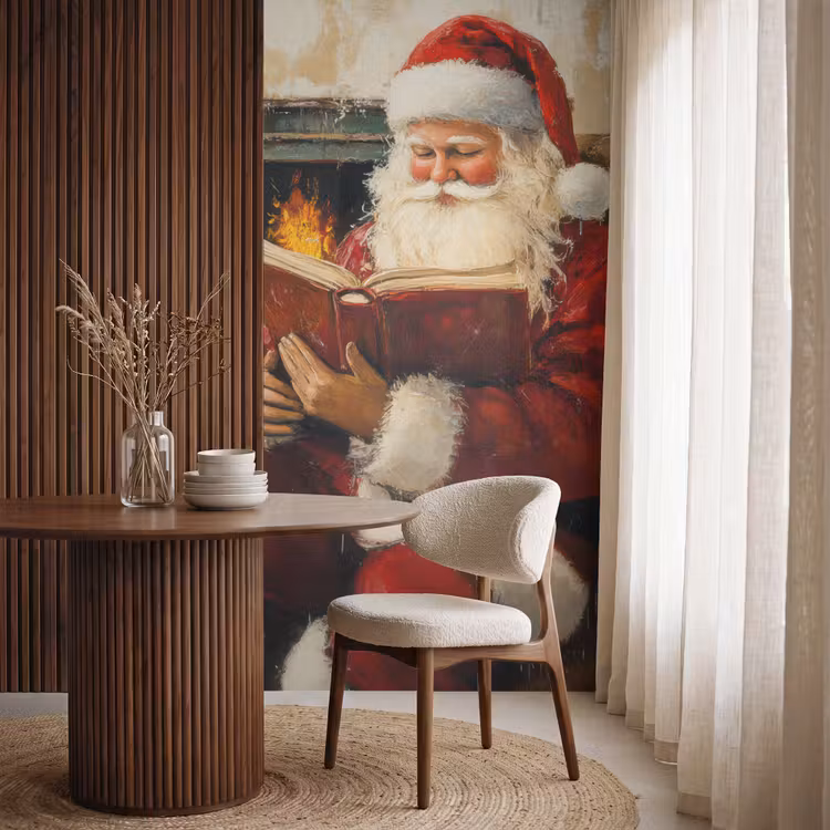 Tapete - Weihnachten - Weihnachtsmann - Winter - Open Fireside — 4