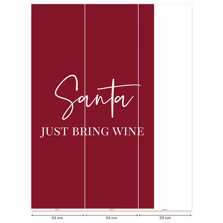 Tapete - Weihnachtsmann - Wein - Rot - Weihnachten - Weihnachtsmann — 6