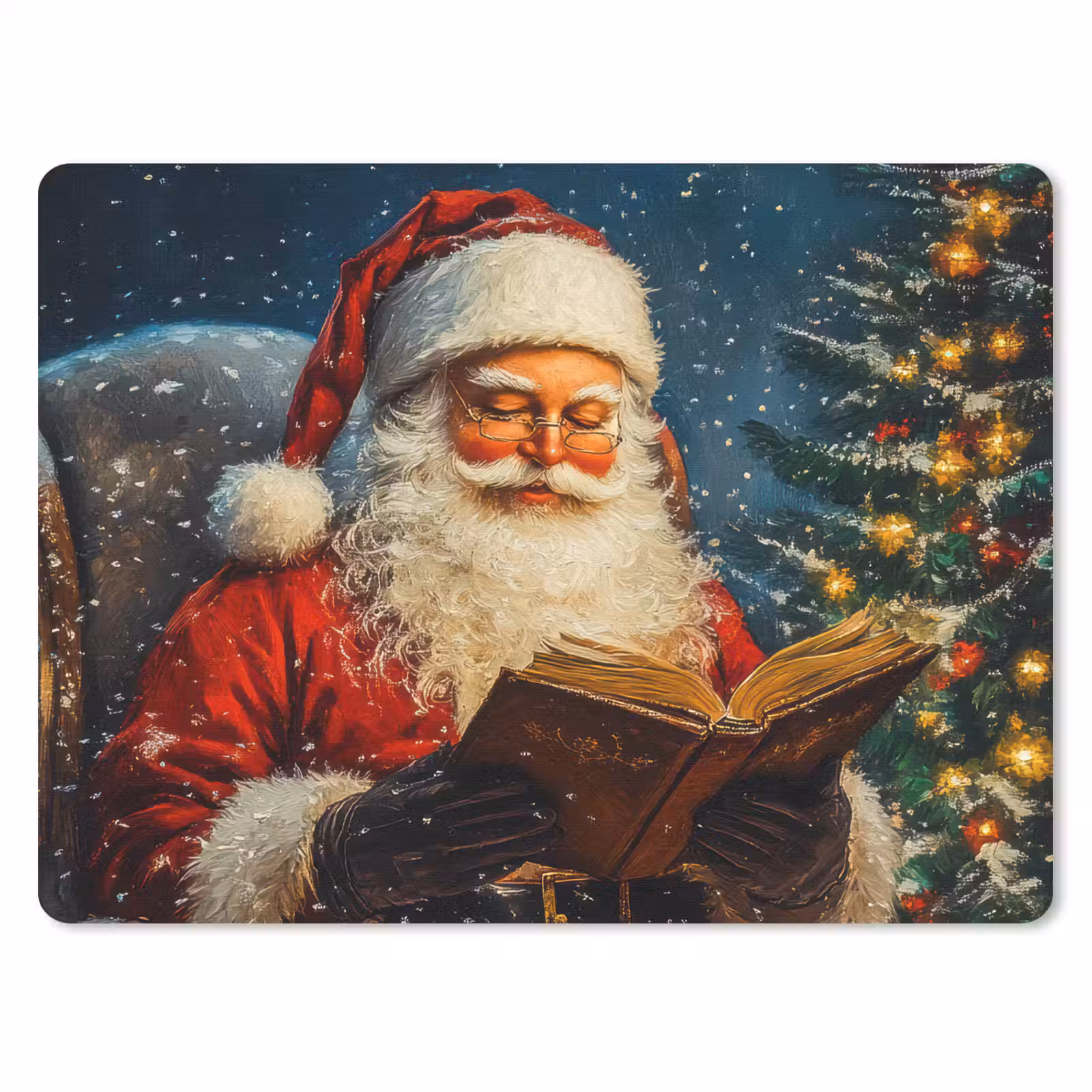 Mauspad - Weihnachtsmann - Weihnachten - Winter - Weihnachtsbaum — 1