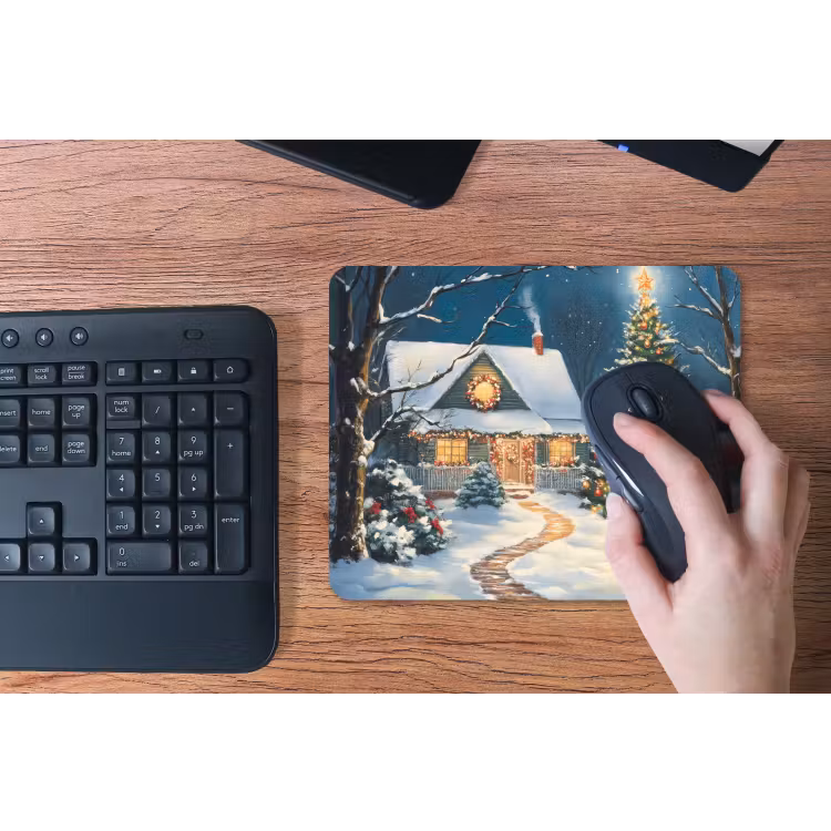 Mauspad - Weihnachten - Weihnachtsbaum - Winter - Zuhause - Schnee — 3