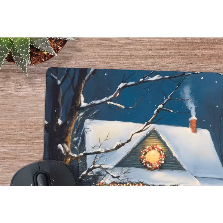 Mauspad - Weihnachten - Weihnachtsbaum - Winter - Zuhause - Schnee — 4