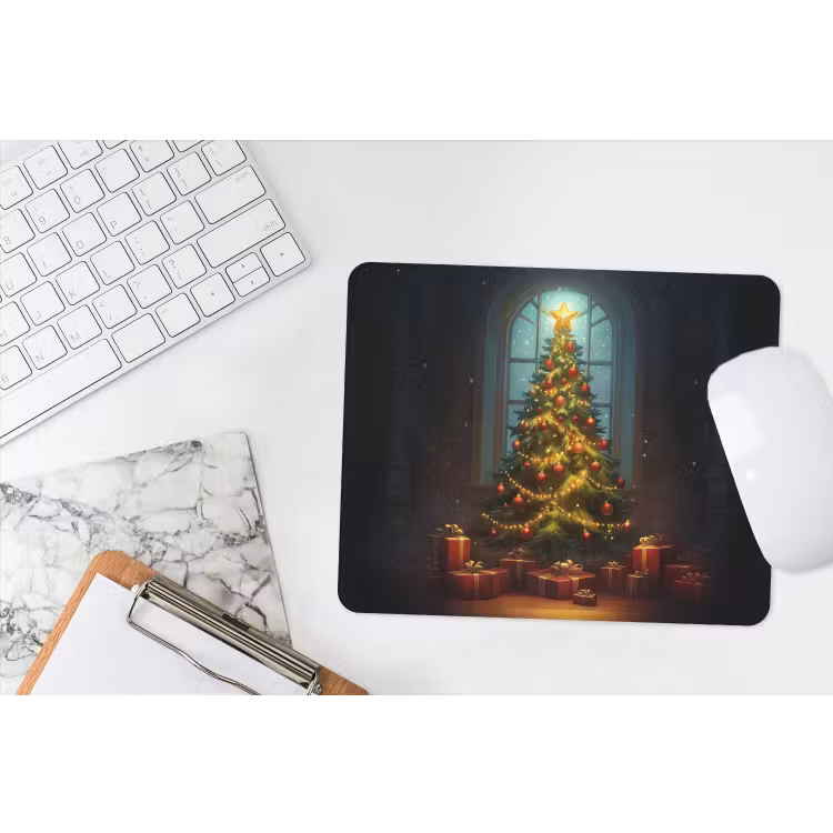 Mauspad - Weihnachtsbaum - Geschenk - Winter — 2