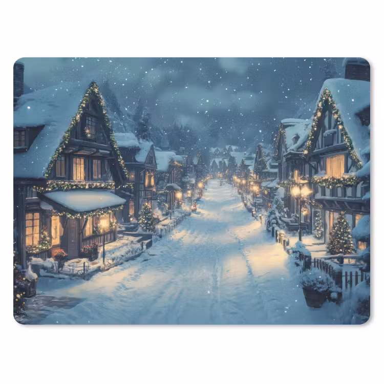 Mauspad - Weihnachtsdorf - Weihnachten - Schnee - Winter — 1
