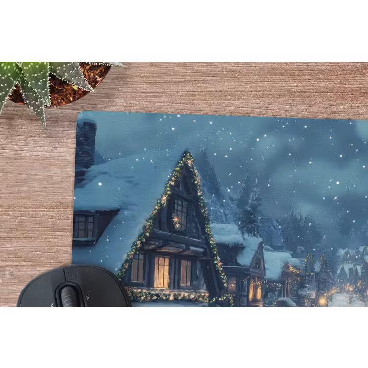 Mauspad - Weihnachtsdorf - Weihnachten - Schnee - Winter — 4