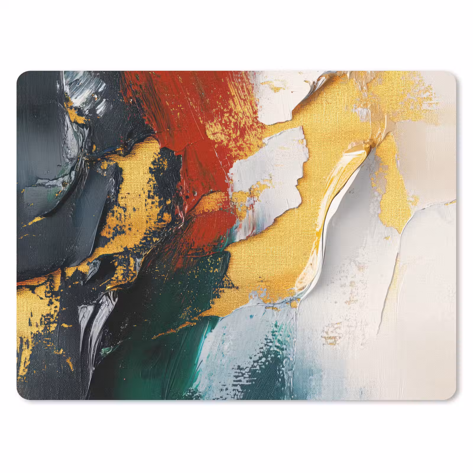 Mauspad - Modern - Weihnachten - Abstrakt - Gold — 1