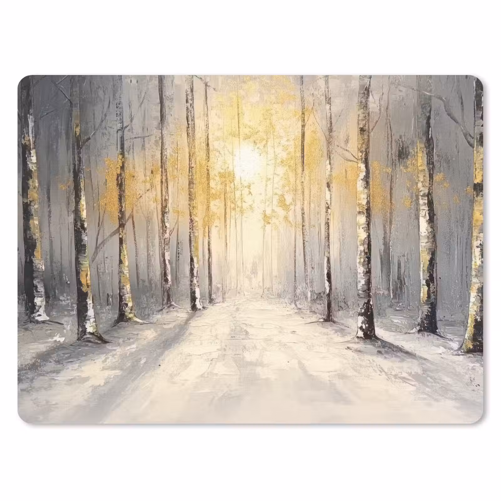 Mauspad - Winter - Abstrakt - Schnee - Natur - Sonne — 1