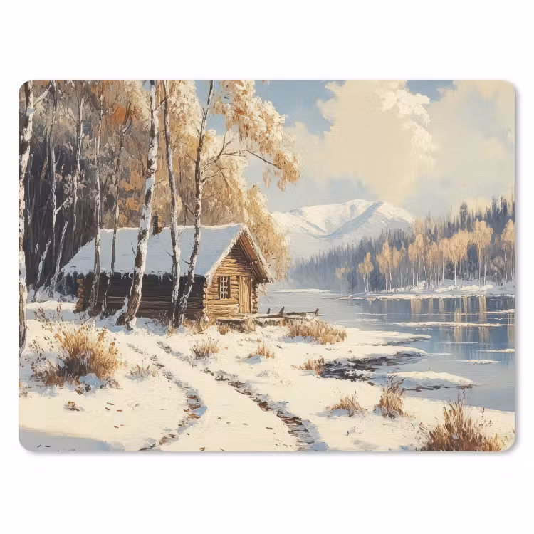 Mauspad - Winter - Schnee - Zuhause - Natur — 1