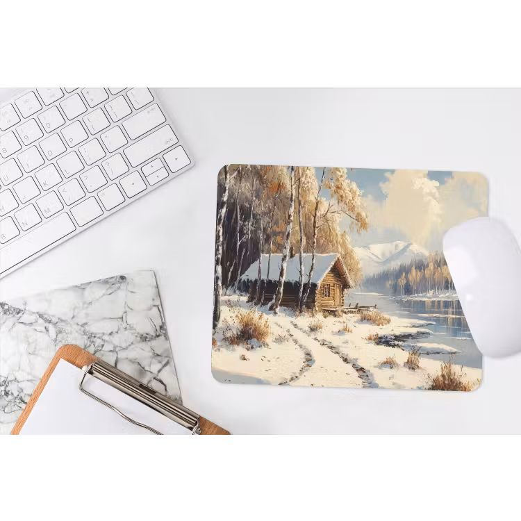 Mauspad - Winter - Schnee - Zuhause - Natur — 2