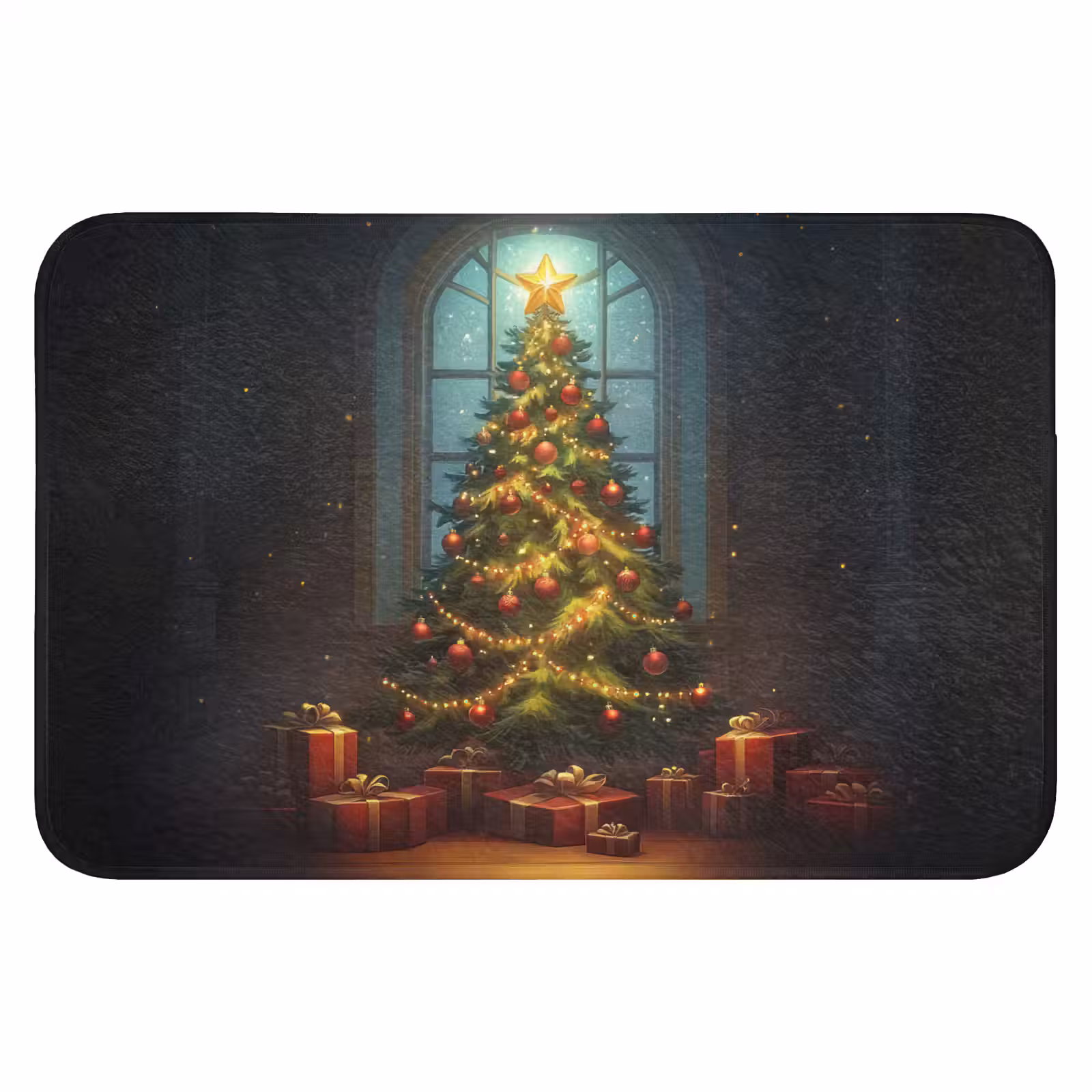 WC Vorleger - Weihnachtsbaum - Geschenk - Winter — 1