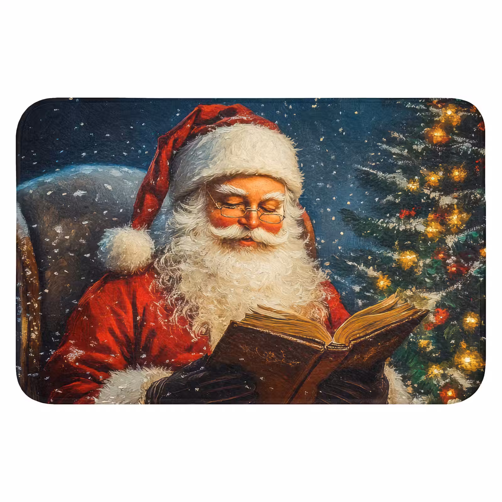 WC Vorleger - Weihnachtsmann - Weihnachten - Winter - Weihnachtsbaum — 1