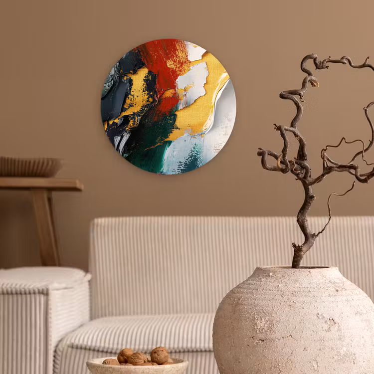 Forexbild Rund - Modern - Weihnachten - Abstrakt - Gold — 2