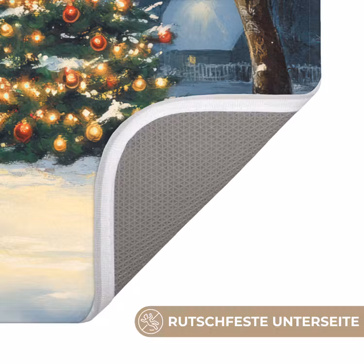 WC Vorleger - Weihnachten - Weihnachtsbaum - Winter - Zuhause - Schnee — 3