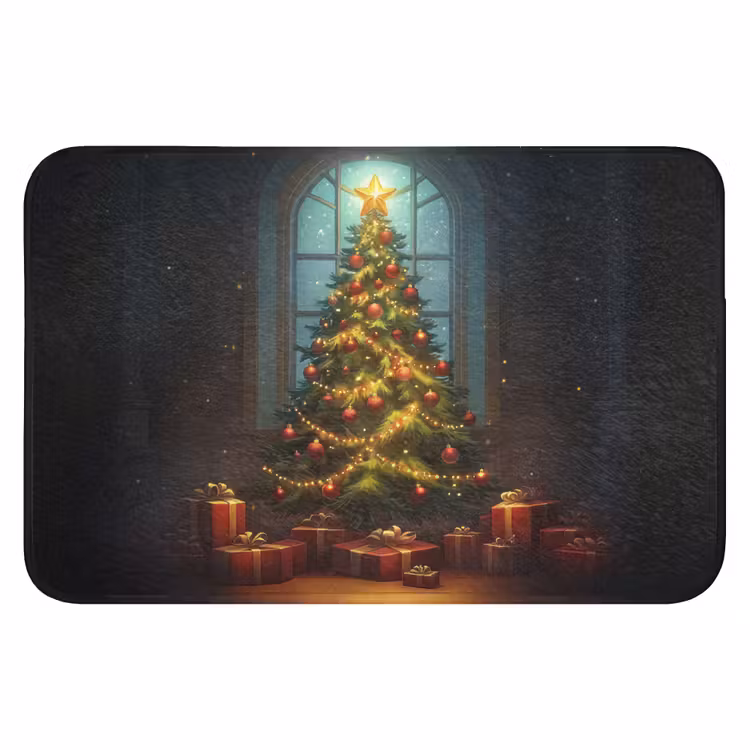 WC Vorleger - Weihnachtsbaum - Geschenk - Winter — 1
