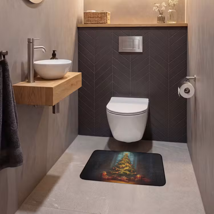 WC Vorleger - Weihnachtsbaum - Geschenk - Winter — 2