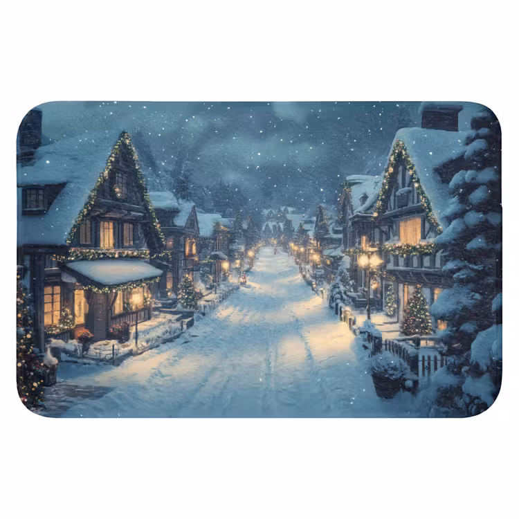WC Vorleger - Weihnachtsdorf - Weihnachten - Schnee - Winter — 1