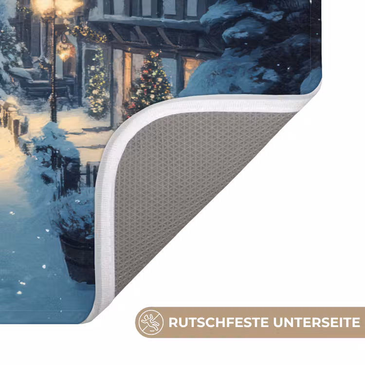 WC Vorleger - Weihnachtsdorf - Weihnachten - Schnee - Winter — 3