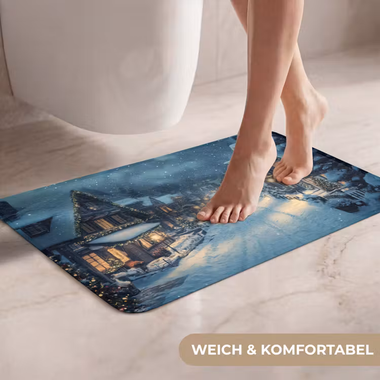 WC Vorleger - Weihnachtsdorf - Weihnachten - Schnee - Winter — 7