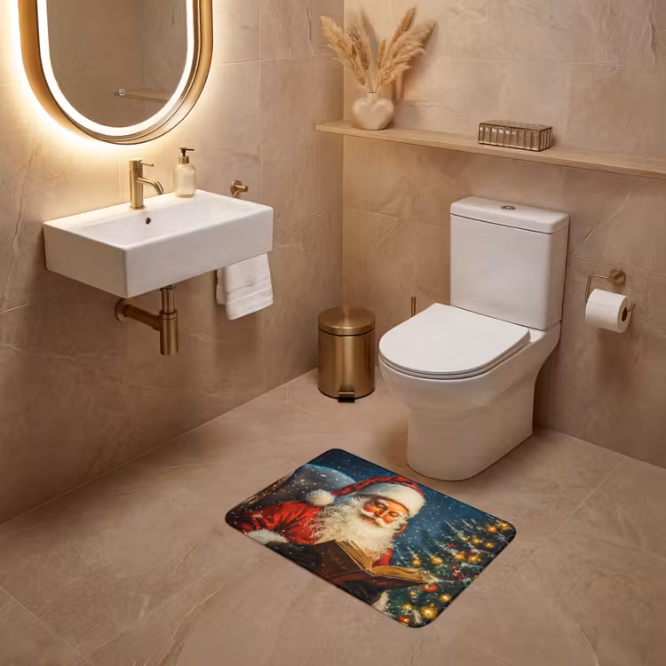 WC Vorleger - Weihnachtsmann - Weihnachten - Winter - Weihnachtsbaum — 4