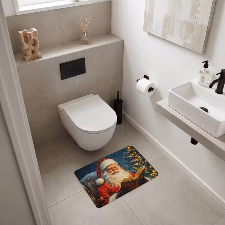 WC Vorleger - Weihnachtsmann - Weihnachten - Winter - Weihnachtsbaum — 6