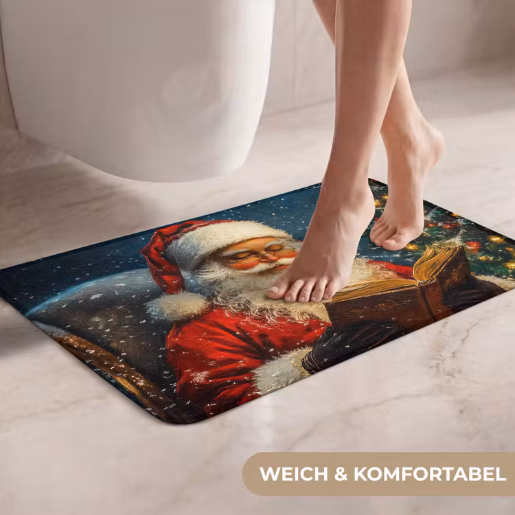 WC Vorleger - Weihnachtsmann - Weihnachten - Winter - Weihnachtsbaum — 7