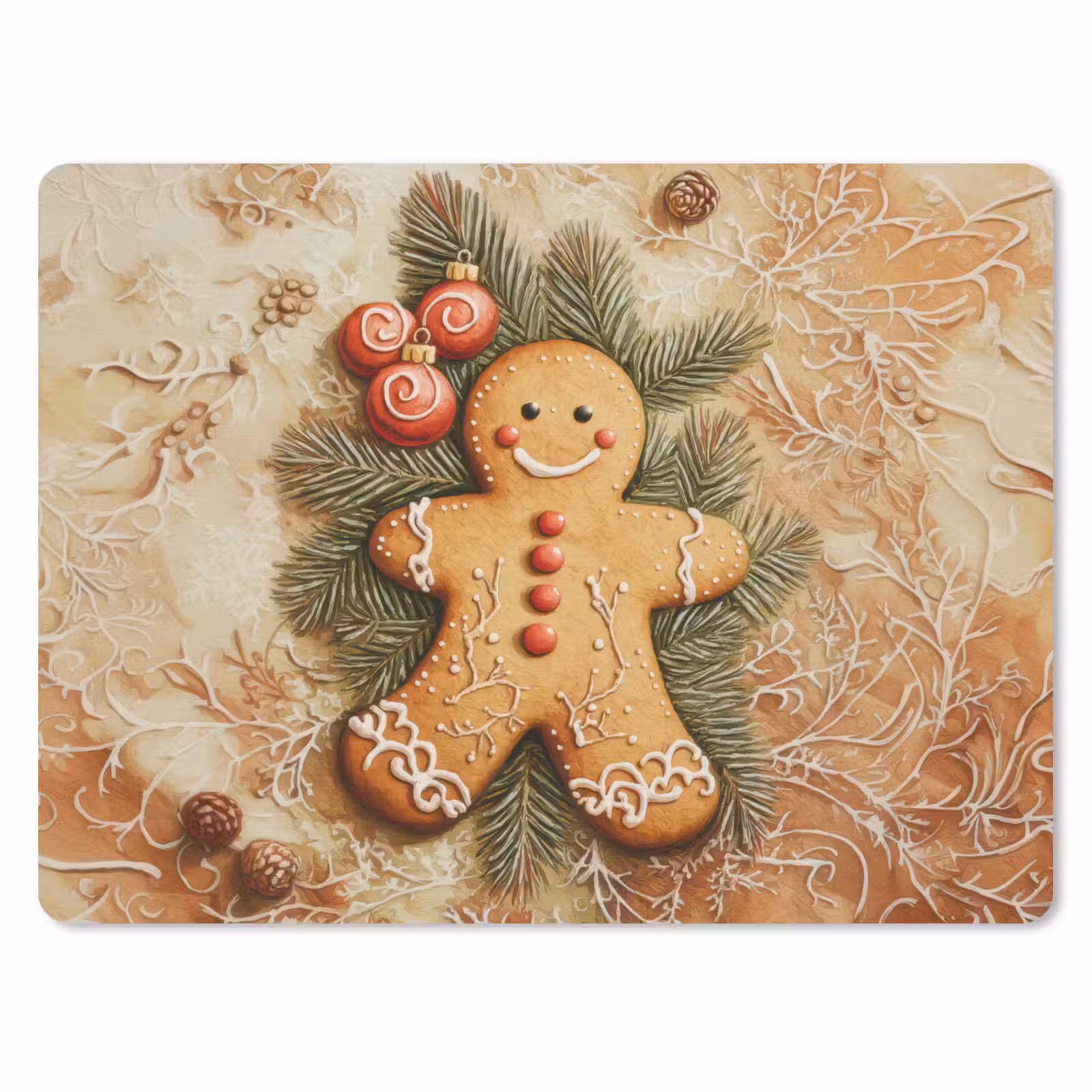 Mauspad - Weihnachten - Plätzchen - Puppe - Spekulatius — 1