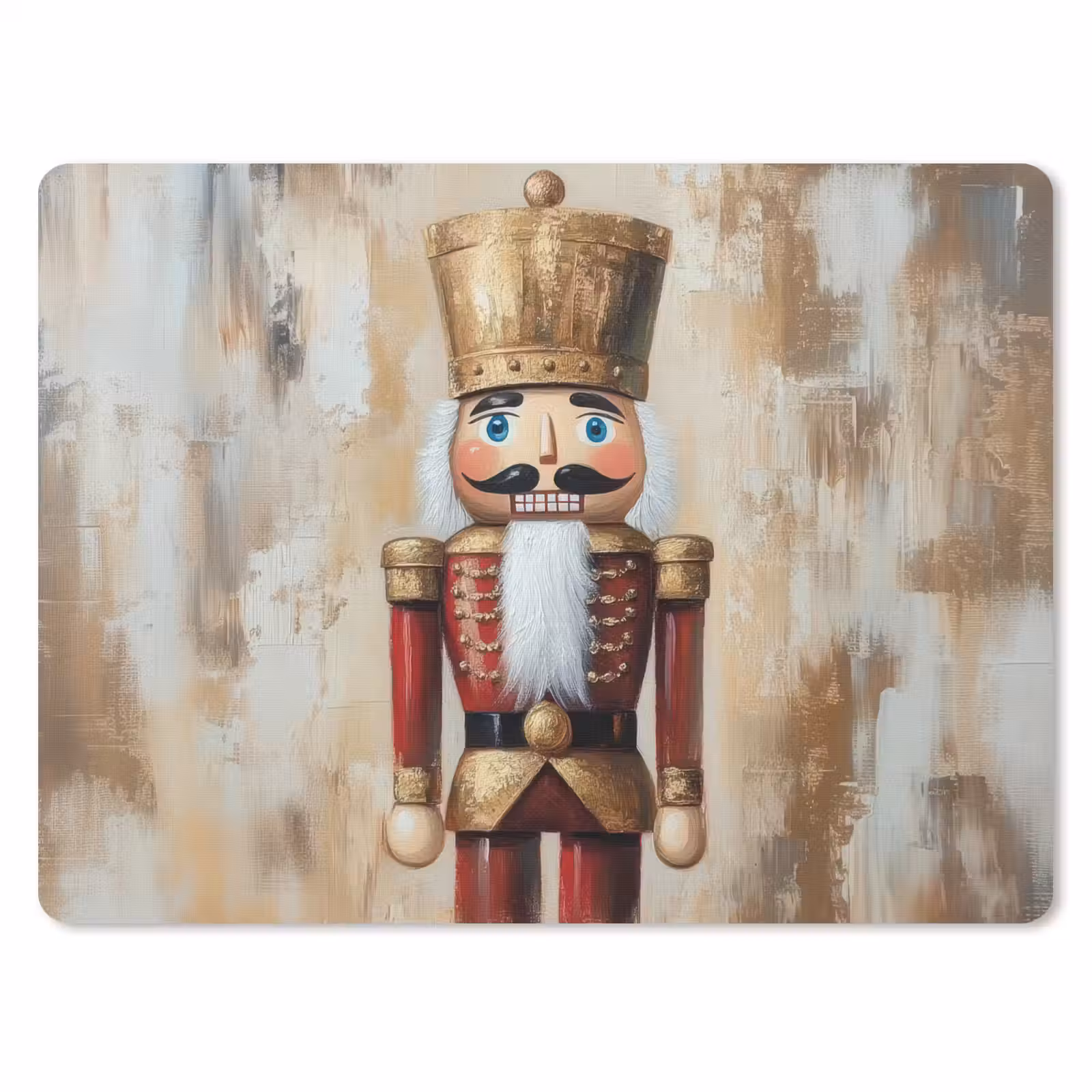Mauspad - Weihnachten - Puppe - Abstrakt — 1
