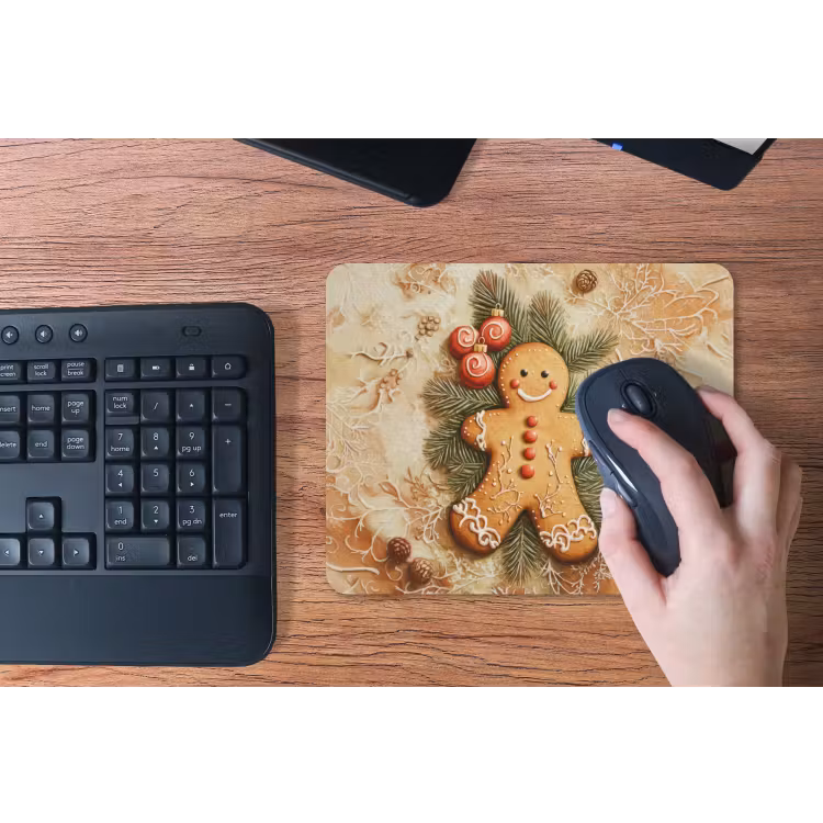 Mauspad - Weihnachten - Plätzchen - Puppe - Spekulatius — 3